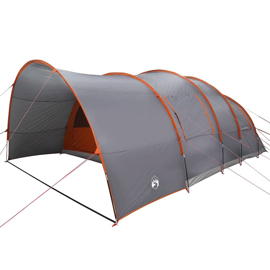 Tunneltent met dak Grijs en Oranje 710 x 460 x 245 cm