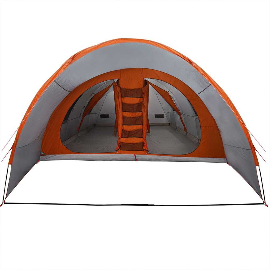 Tunneltent met dak Grijs en Oranje 710 x 460 x 245 cm
