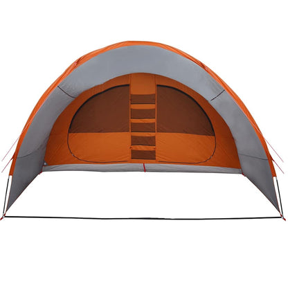 Tunneltent met dak Grijs en Oranje 710 x 460 x 245 cm