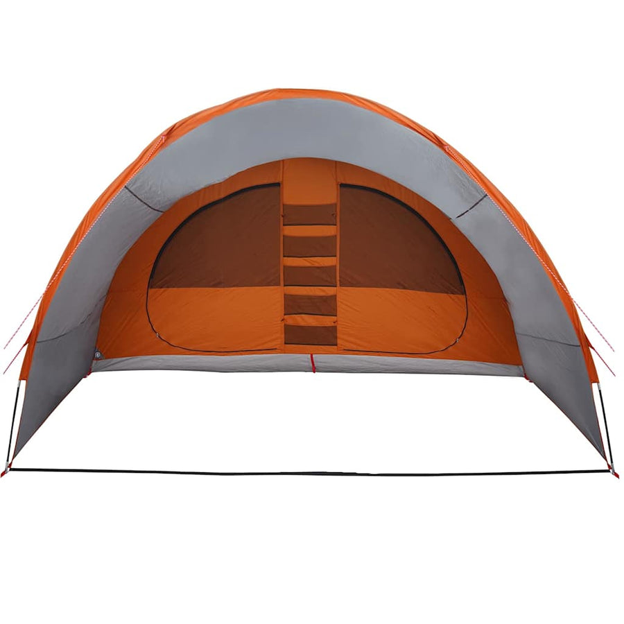 Tunneltent met dak Grijs en Oranje 710 x 460 x 245 cm