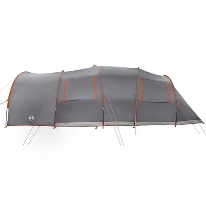 Tunneltent met dak Grijs en Oranje 710 x 460 x 245 cm