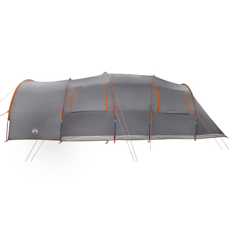 Tunneltent met dak Grijs en Oranje 710 x 460 x 245 cm
