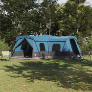 Tent 16 personen blauw 680x510x210 cm