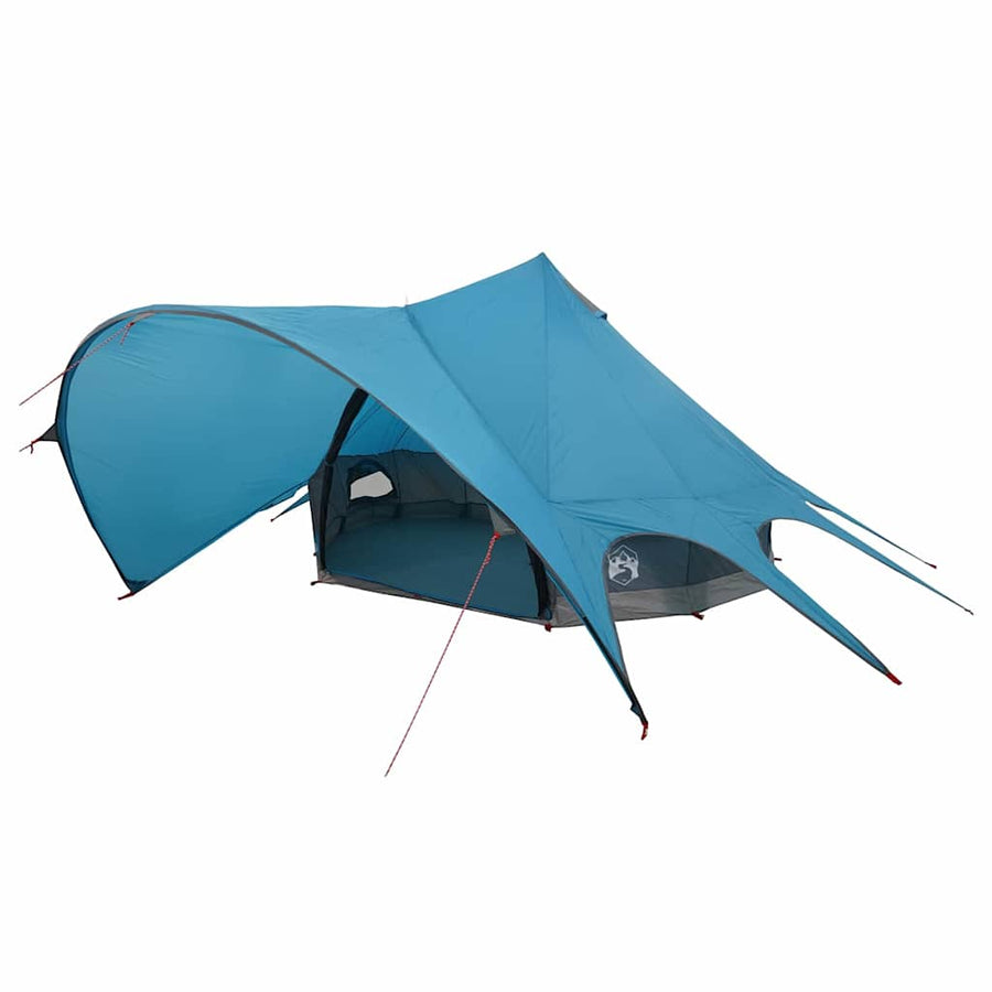 Teepee Tent met dak Blauw en Grijs 600 x 600 x 347 cm