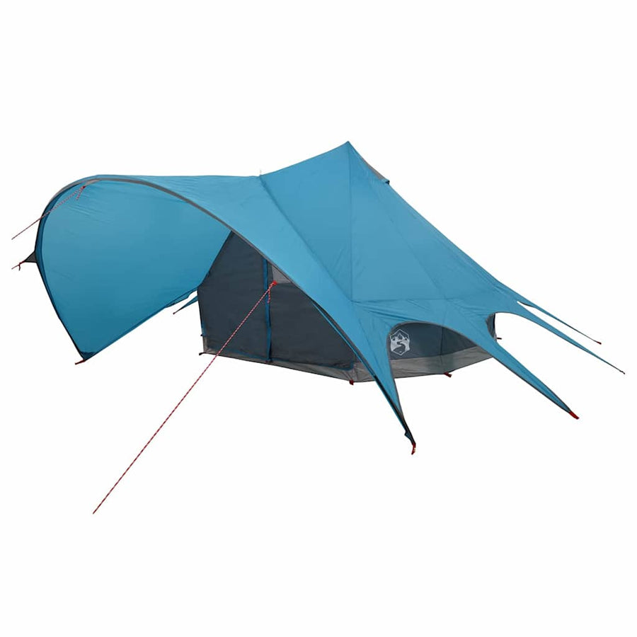 Teepee Tent met dak Blauw en Grijs 600 x 600 x 347 cm