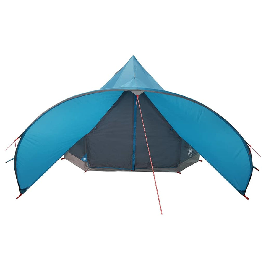 Teepee Tent met dak Blauw en Grijs 600 x 600 x 347 cm