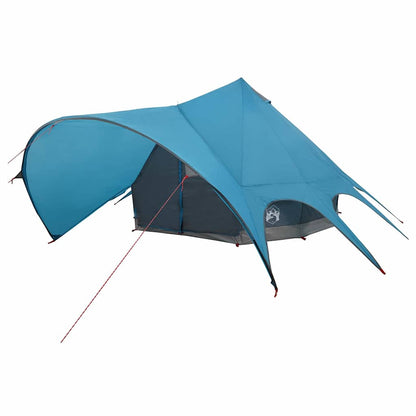 Teepee Tent met dak Blauw en Grijs 600 x 600 x 347 cm