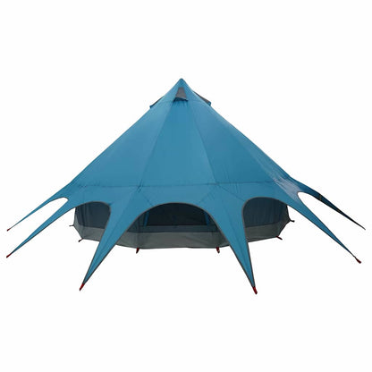 Teepee Tent met dak Blauw en Grijs 600 x 600 x 347 cm