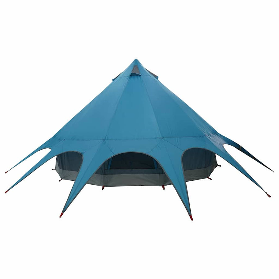 Teepee Tent met dak Blauw en Grijs 600 x 600 x 347 cm