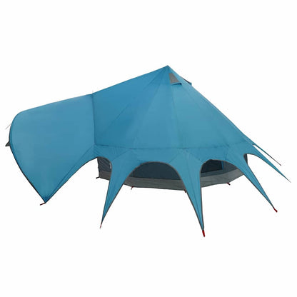 Teepee Tent met dak Blauw en Grijs 600 x 600 x 347 cm