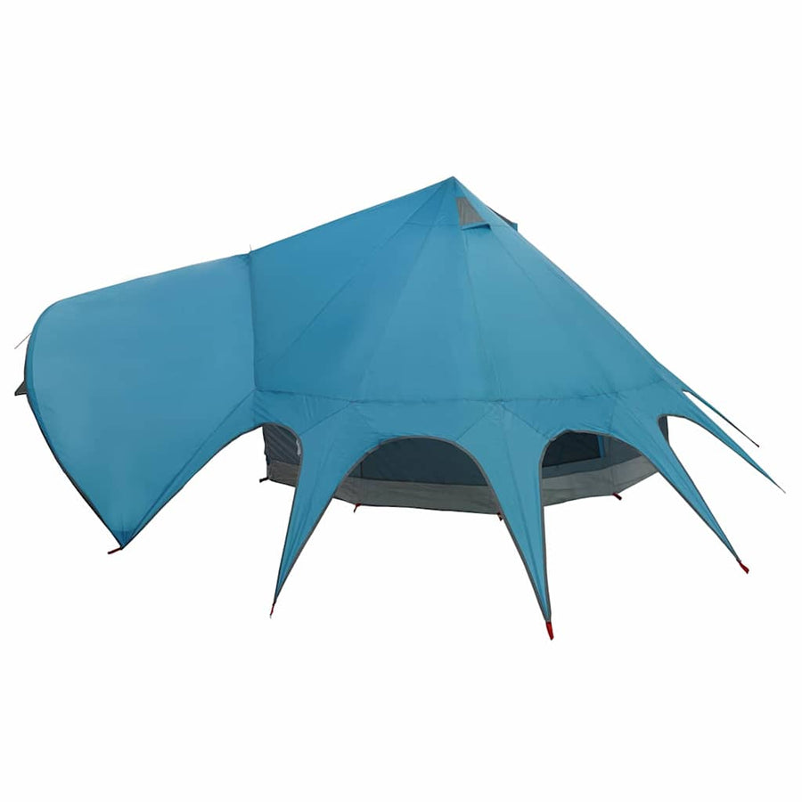 Teepee Tent met dak Blauw en Grijs 600 x 600 x 347 cm