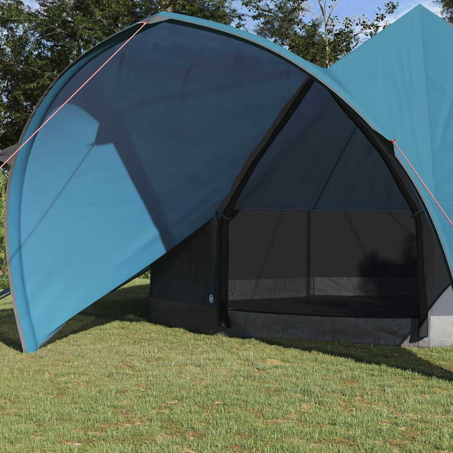 Teepee Tent met dak Blauw en Grijs 600 x 600 x 347 cm
