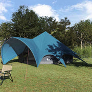 Teepee tent 600x600x347 cm blauw grijs