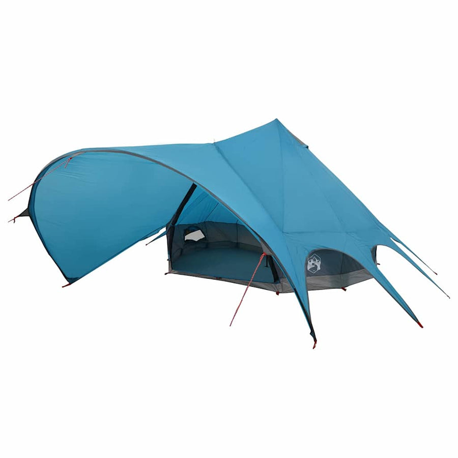 Teepee Tent met dak Blauw en Grijs 600 x 600 x 347 cm