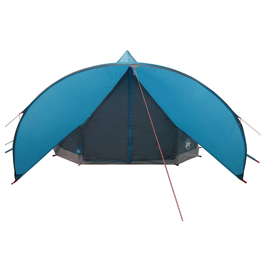 Teepee Tent met dak Blauw en Grijs 600 x 600 x 347 cm