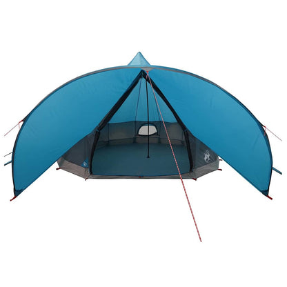 Teepee Tent met dak Blauw en Grijs 600 x 600 x 347 cm