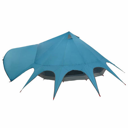 Teepee Tent met dak Blauw en Grijs 600 x 600 x 347 cm