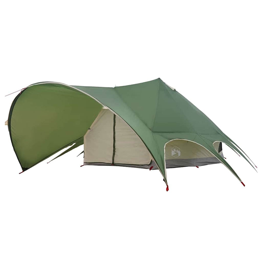 Teepee Tent met dak Groen en Grijs 600 x 600 x 347 cm