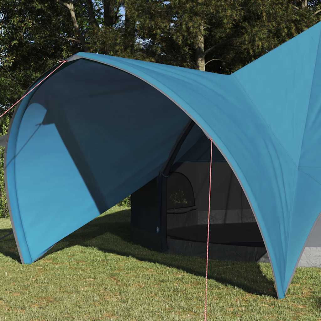 Teepee Tent met dak Blauw en Grijs 600 x 600 x 347 cm
