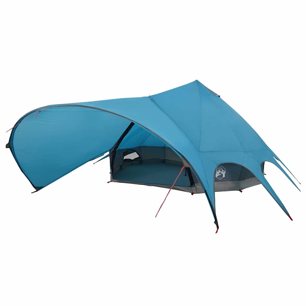 Teepee Tent met dak Blauw en Grijs 600 x 600 x 347 cm