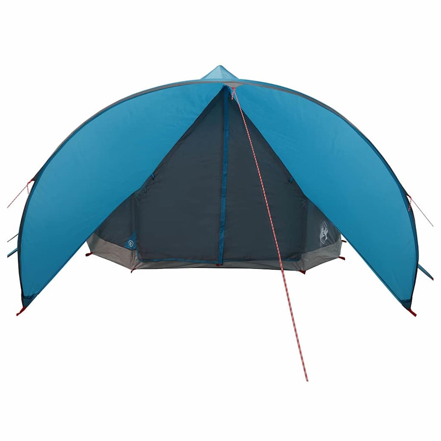 Teepee Tent met dak Blauw en Grijs 600 x 600 x 347 cm