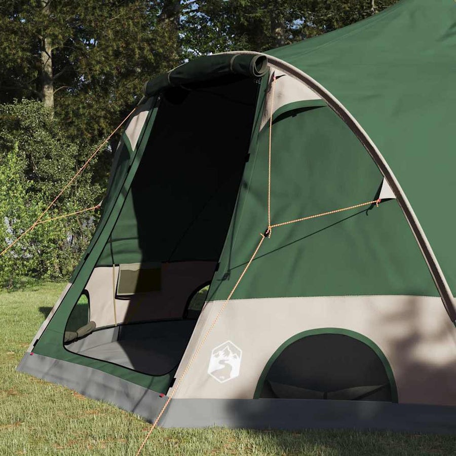 Koepeltent met dak met opslag Groen 505 x 450 x 248 cm