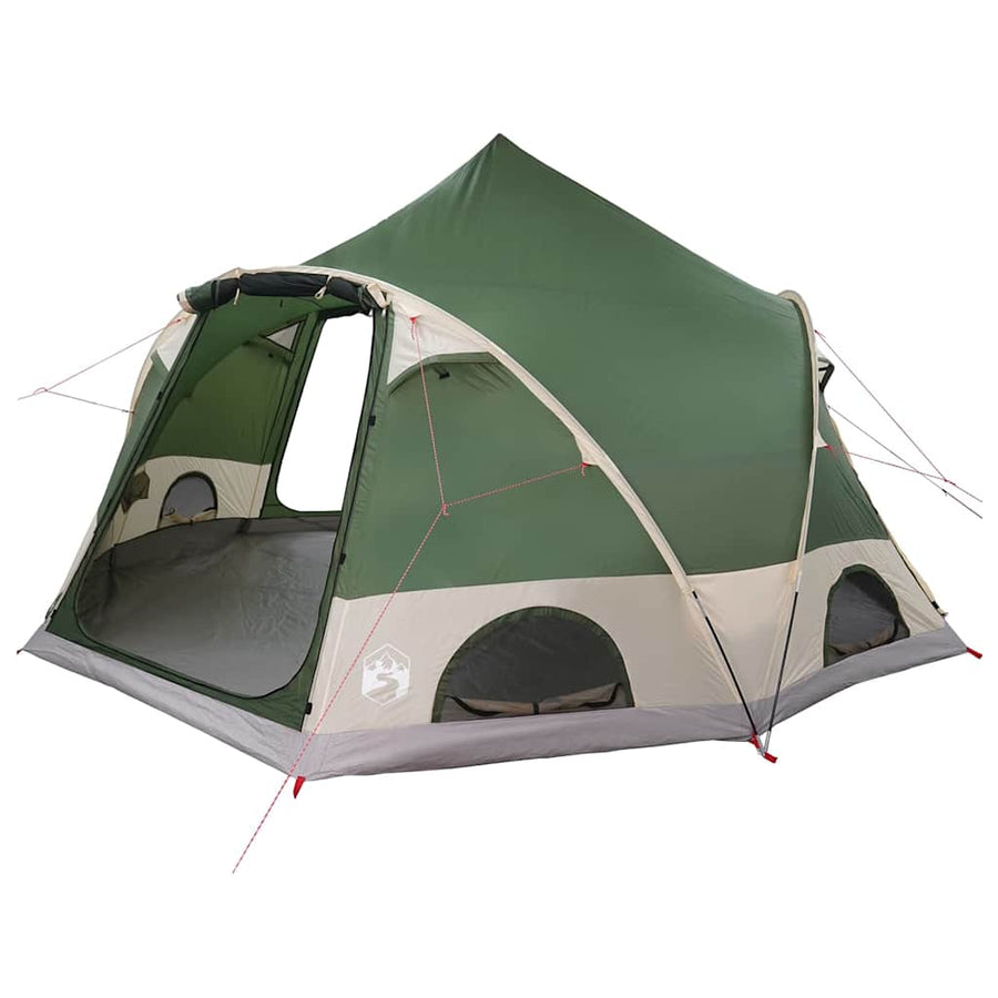 Koepeltent met dak met opslag Groen 505 x 450 x 248 cm