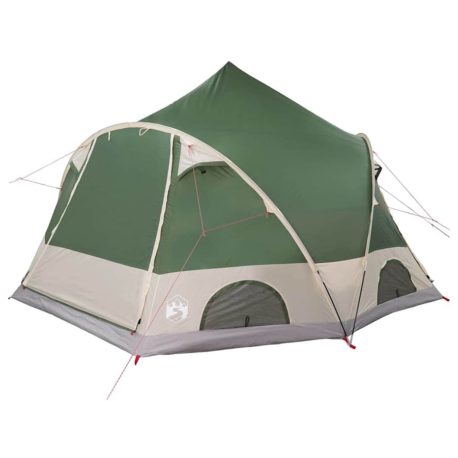 Koepeltent met dak met opslag Groen 505 x 450 x 248 cm