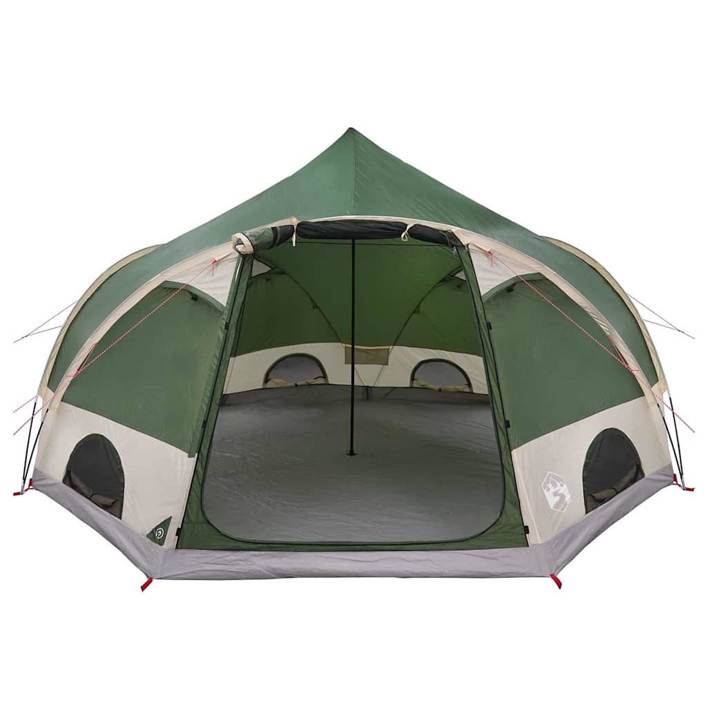 Koepeltent met dak met opslag Groen 505 x 450 x 248 cm