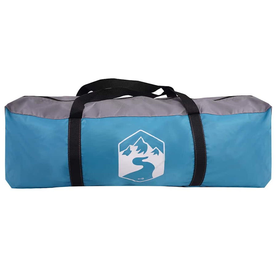 Koepeltent met dak met opslag Blauw 505 x 450 x 248 cm