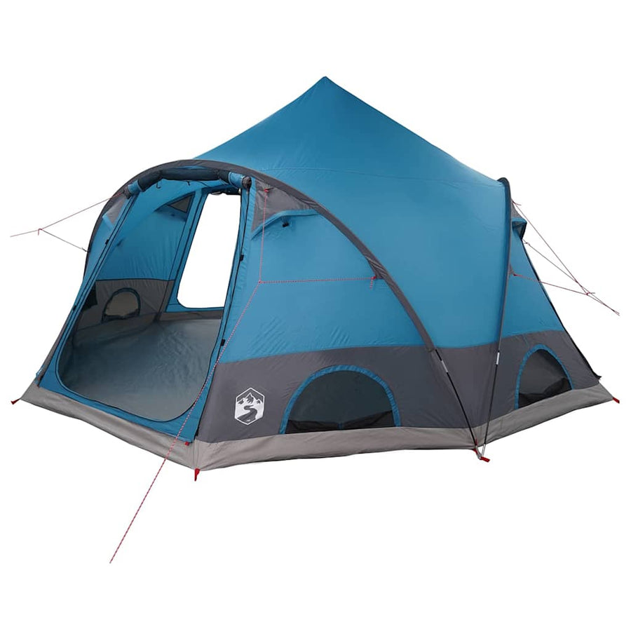 Koepeltent met dak met opslag Blauw 505 x 450 x 248 cm