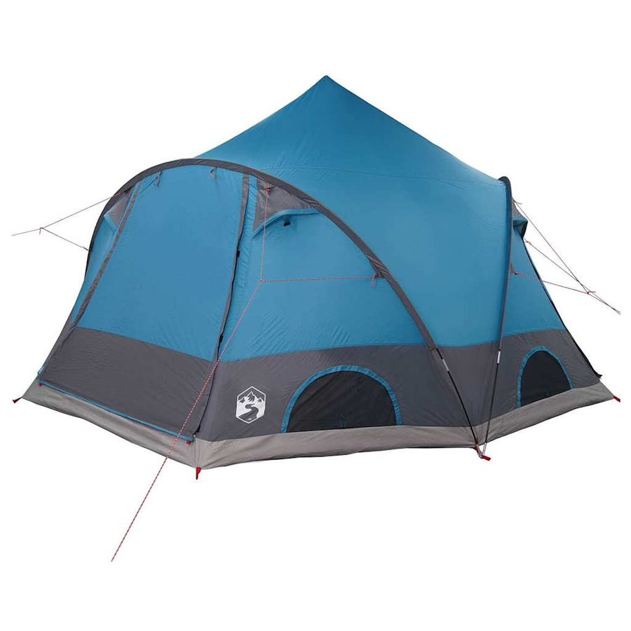 Koepeltent met dak met opslag Blauw 505 x 450 x 248 cm