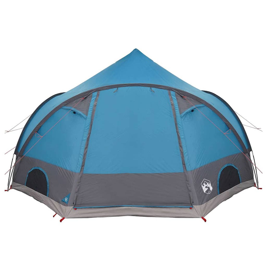 Koepeltent met dak met opslag Blauw 505 x 450 x 248 cm
