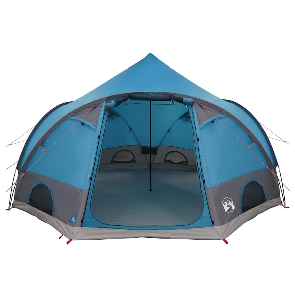 Koepeltent met dak met opslag Blauw 505 x 450 x 248 cm