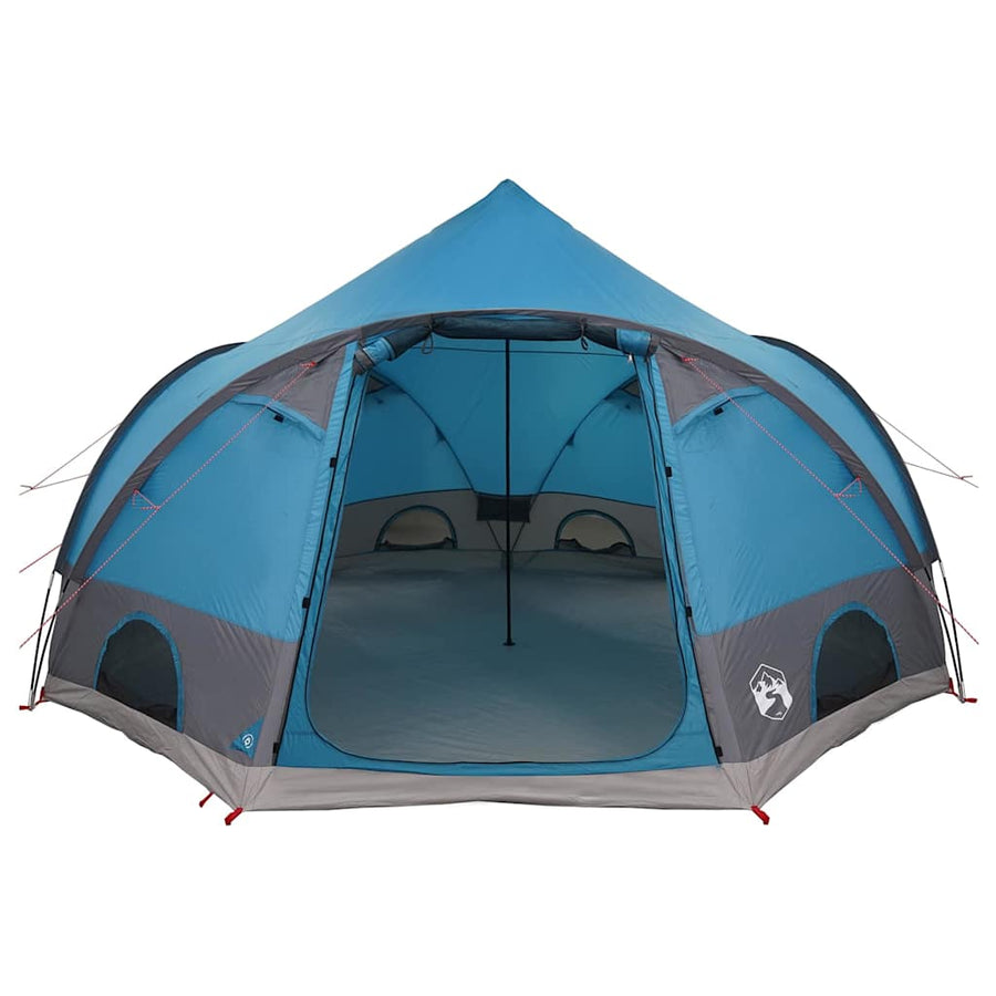 Koepeltent met dak met opslag Blauw 505 x 450 x 248 cm