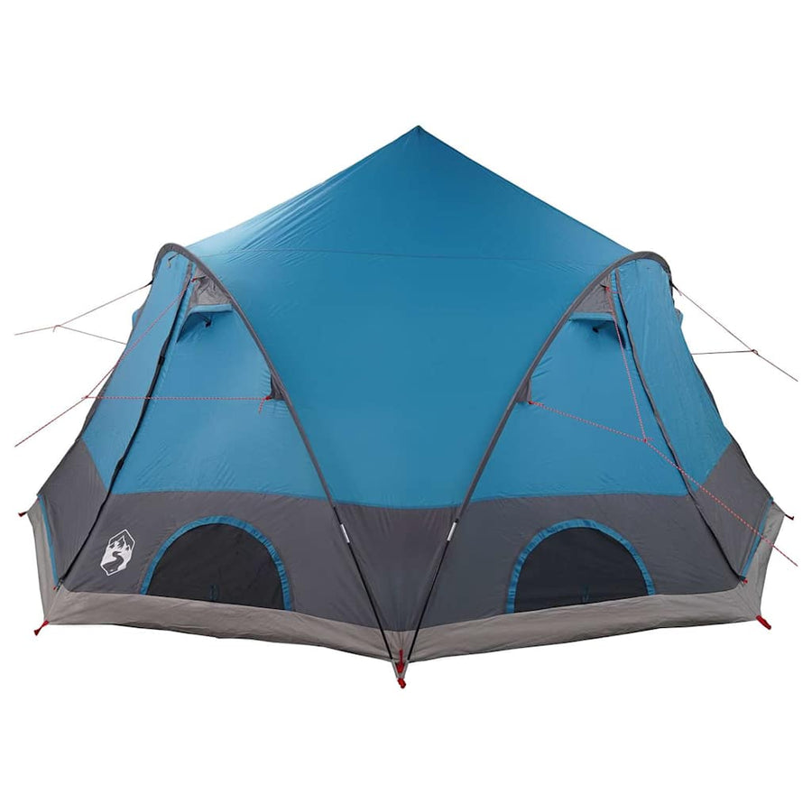 Koepeltent met dak met opslag Blauw 505 x 450 x 248 cm
