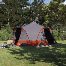 Koepeltent met dak Grijs en Oranje 505 x 450 x 248 cm