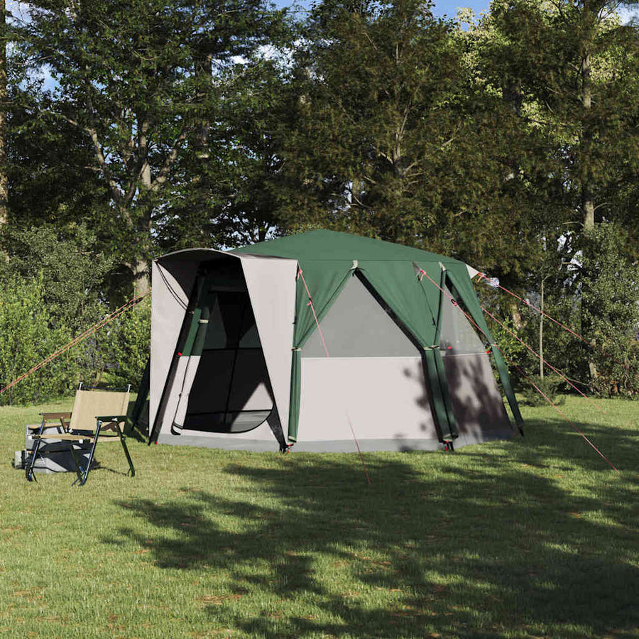 Huisje Tent met dak met opslag Groen 425 x 396 x 222 cm