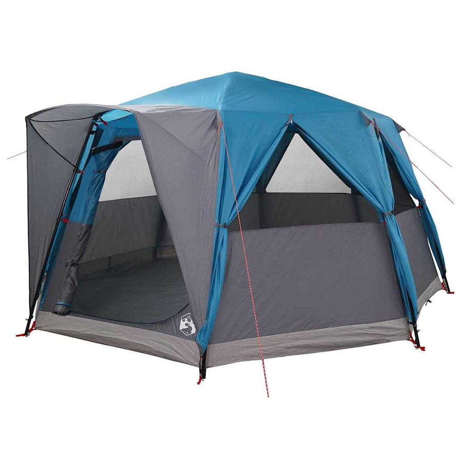 Huisje Tent met dak met opslag Blauw 425 x 396 x 222 cm