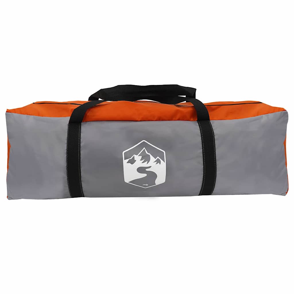 Huisje Tent met dak Grijs en Oranje 425 x 396 x 222 cm