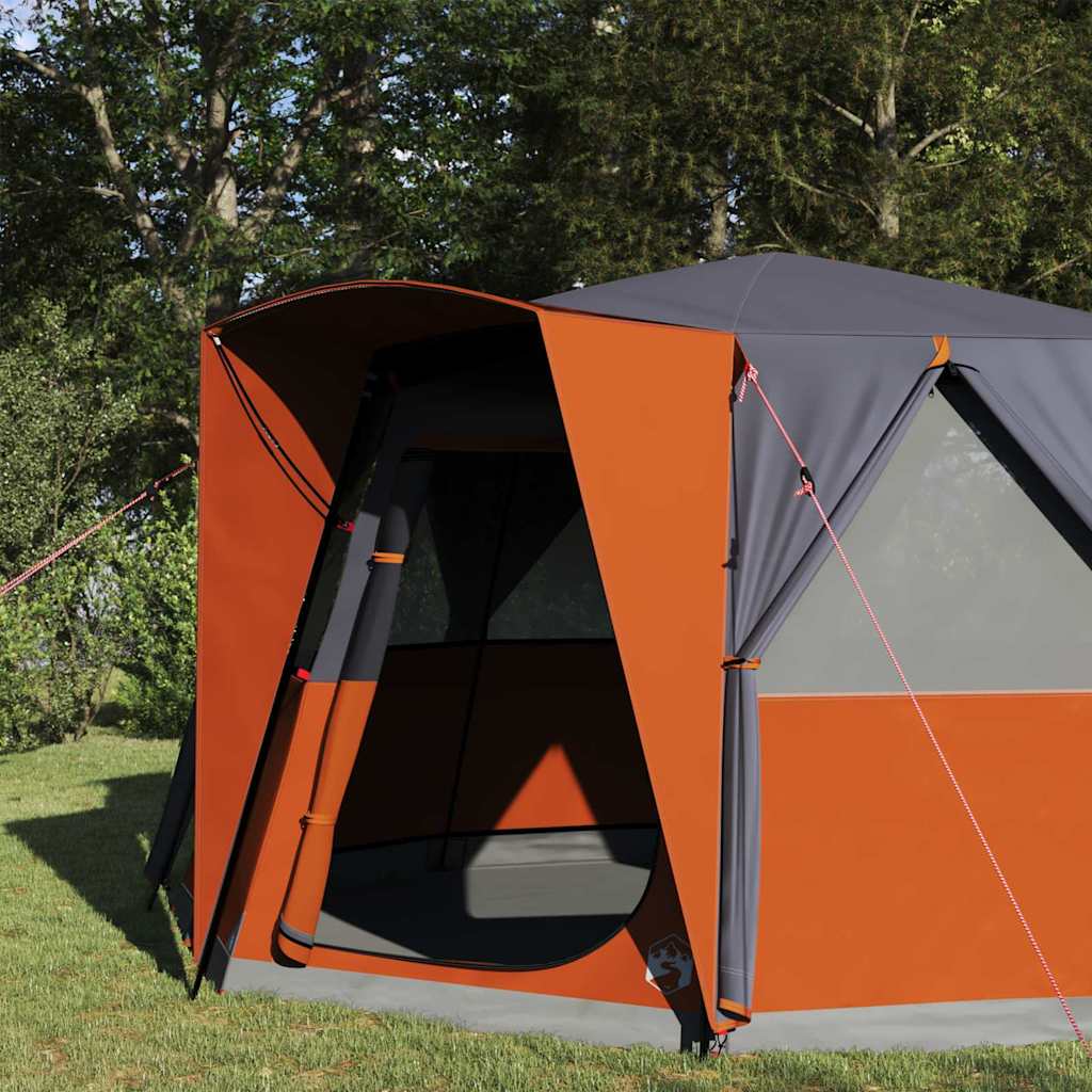Huisje Tent met dak Grijs en Oranje 425 x 396 x 222 cm