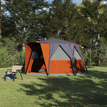 Huisje Tent met dak Grijs en Oranje 425 x 396 x 222 cm