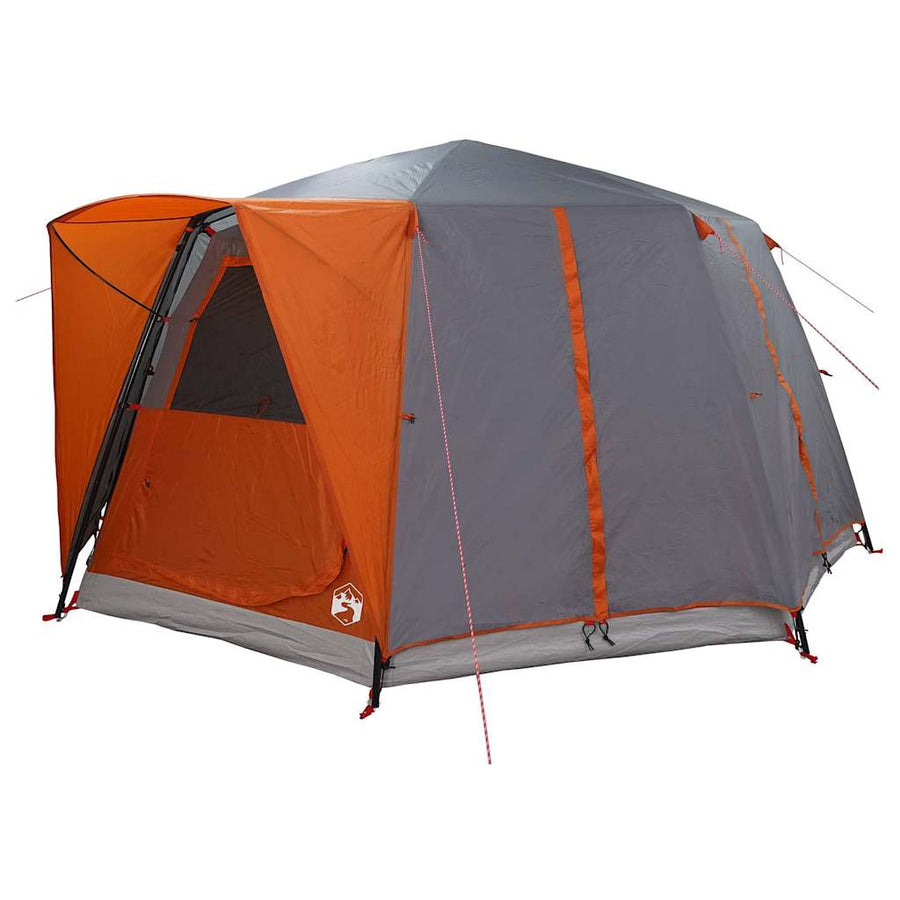 Huisje Tent met dak Grijs en Oranje 425 x 396 x 222 cm