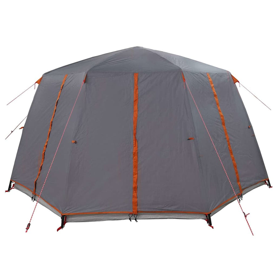Huisje Tent met dak Grijs en Oranje 425 x 396 x 222 cm