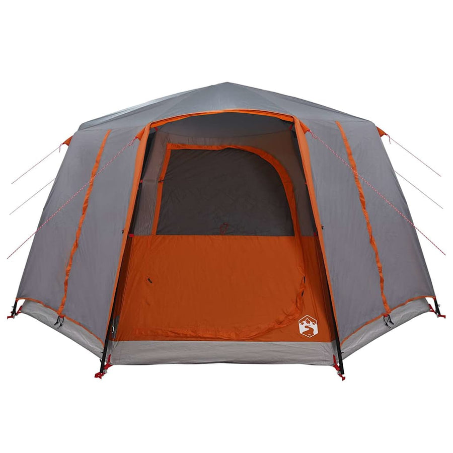 Huisje Tent met dak Grijs en Oranje 425 x 396 x 222 cm