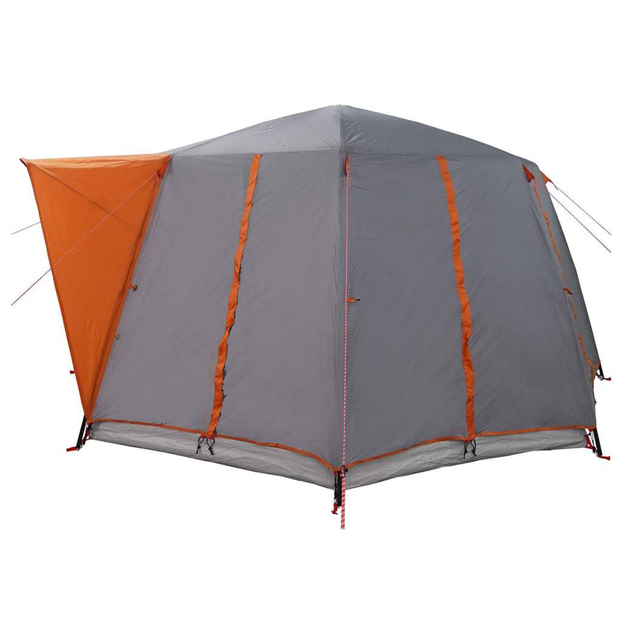 Huisje Tent met dak Grijs en Oranje 425 x 396 x 222 cm