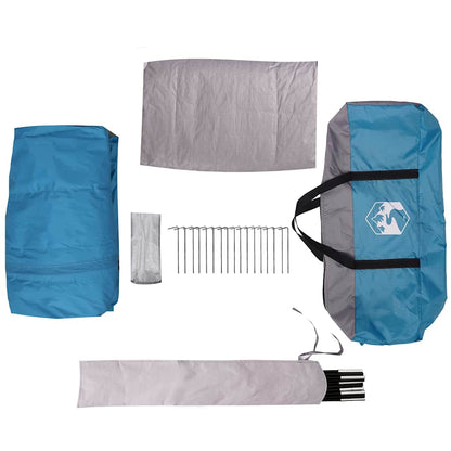 Huisje Tent met dak met opslag Blauw 400 x 350 x 212 cm