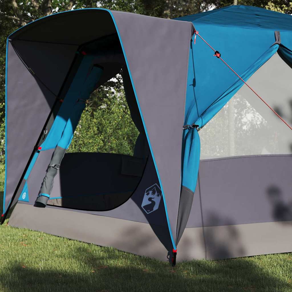 Huisje Tent met dak met opslag Blauw 400 x 350 x 212 cm