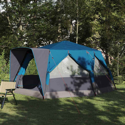 Huisje Tent met dak met opslag Blauw 400 x 350 x 212 cm
