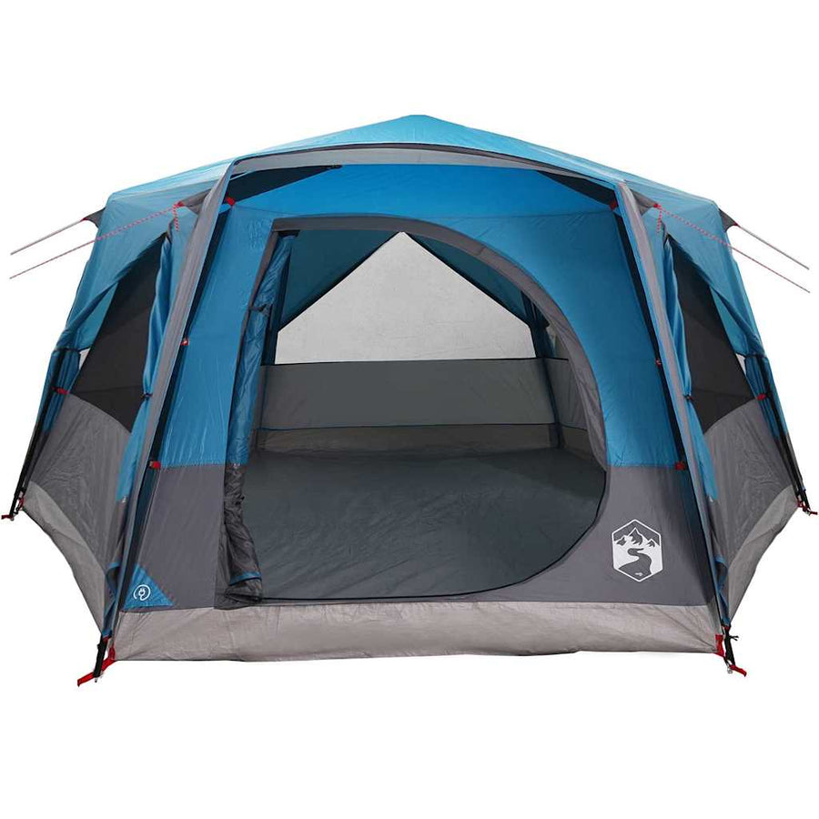 Huisje Tent met dak met opslag Blauw 400 x 350 x 212 cm